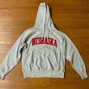 Champion Nebraska Cornhuskers Mens Grey Sweatshirt